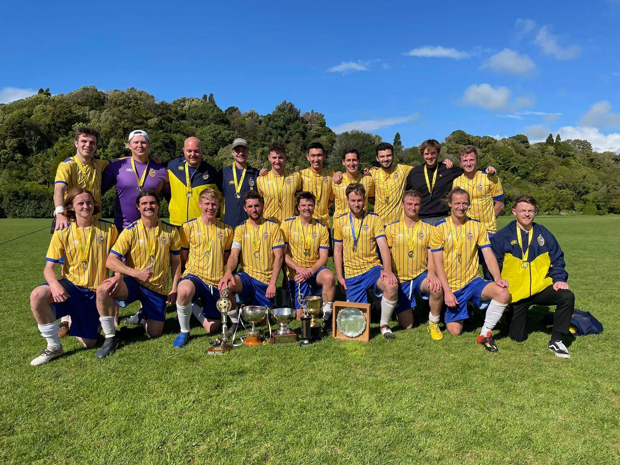 Season silverware locked away for football club