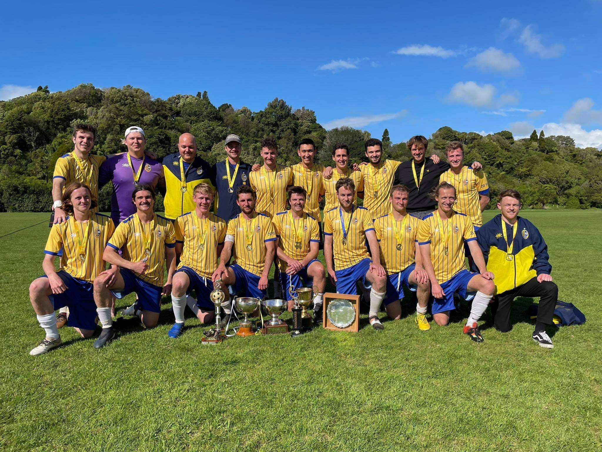 Season silverware locked away for football club 