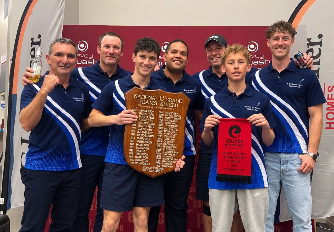 Squash: National squash title caps remarkable run for Kawaroa